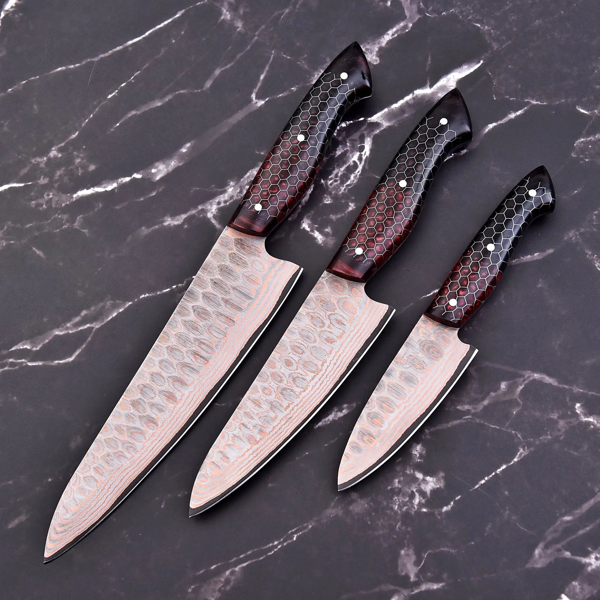 Image of Knife-Set BlackSteel Cutlery